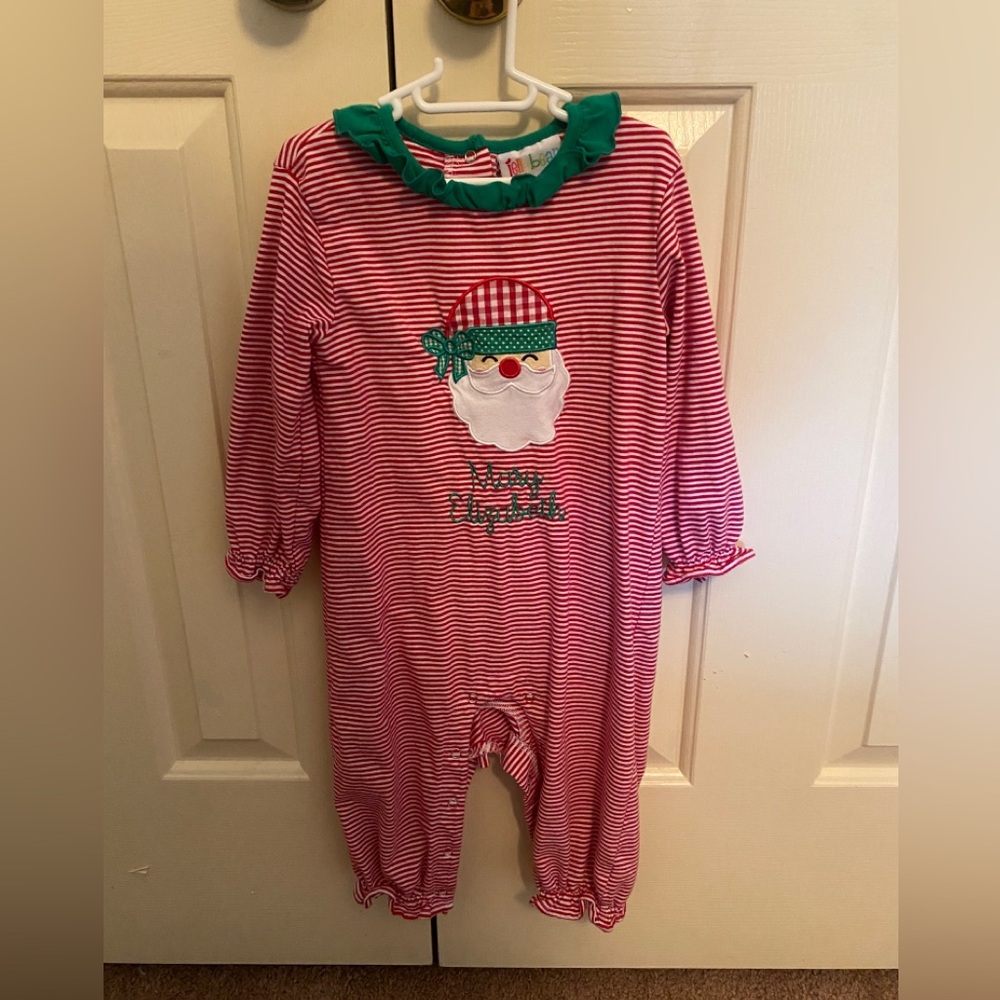 “Mary Elizabeth” Santa Romper